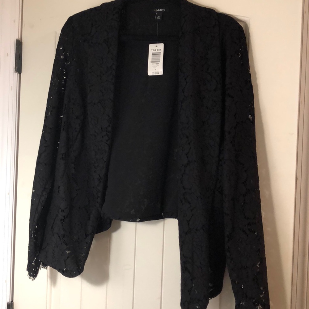 Black Lace Blazer (New with tags!)